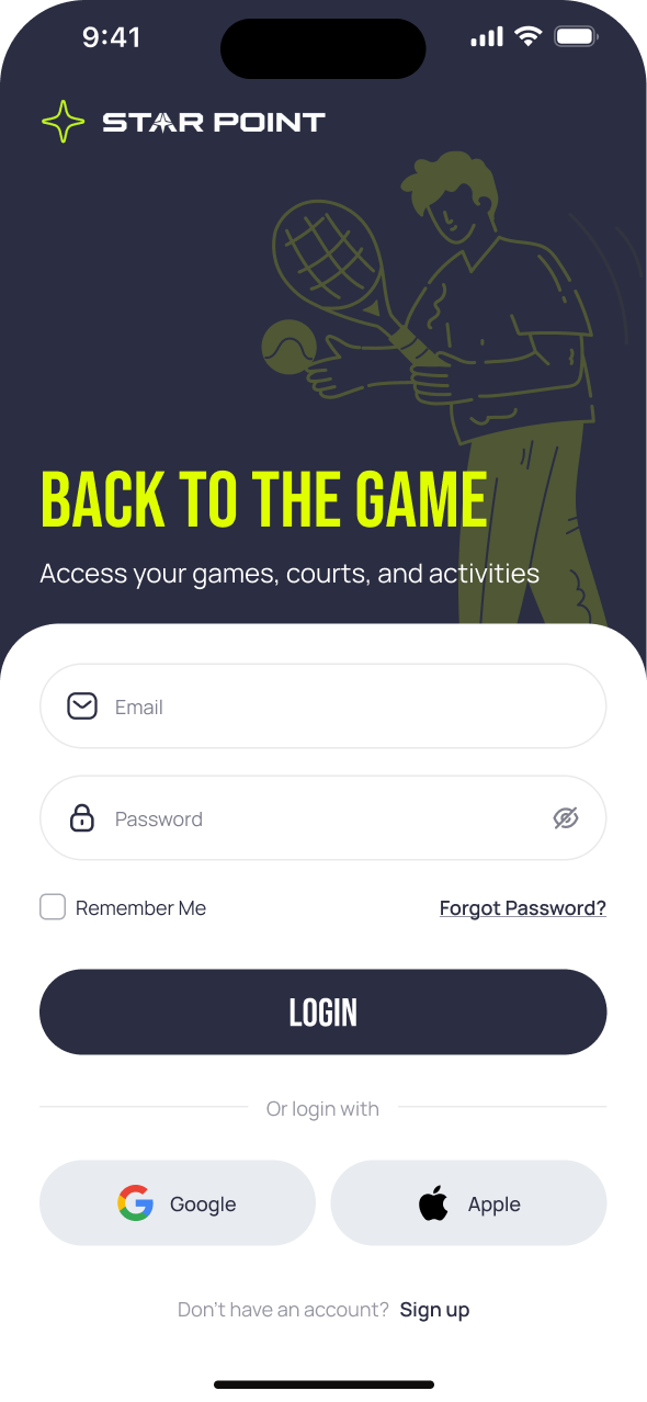 Split payments app screen